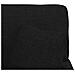 Chaise Longe con Gonna con cuscino 3 pcs Nero Tessuto - Foto miniatura 9