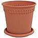 Vasi per Piante 24 pcs Rosso Mattone Ø 17 x 14 cm Plastica - Foto miniatura 5