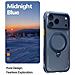 Cover per iPhone 17 Pro Max - TPU+PC, Blu, Antiurto - Foto miniatura 4