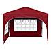 Tenda per feste a pop-up 290 x 290 x 245 cm Borgogna - Foto miniatura 6