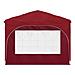 Tenda per feste a pop-up 290 x 290 x 245 cm Borgogna - Foto miniatura 7