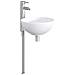 Lavabo da bagno Cromato 32 x 32 x 13 cm Metallo - Foto miniatura 3