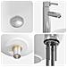 Lavabo da bagno Cromato 32 x 32 x 13 cm Metallo - Foto miniatura 7