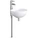 Lavabo da bagno Cromato 32 x 32 x 13 cm Metallo - Foto miniatura 7