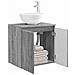 Mobile Lavabo da Parete Sonoma grigio 49,5 x 41 x 64,5 cm - Foto miniatura 2