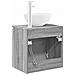 Mobile Lavabo da Parete Sonoma grigio 49,5 x 41 x 64,5 cm - Foto miniatura 4