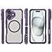 ""custodia In Silicone Per Iphone 16 Plus"" - Colore Viola - Foto miniatura 3