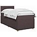 Letto box spring con materasso Marrone Scuro 90 x 200 cm - Foto miniatura 3