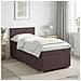 Letto box spring con materasso Marrone Scuro 90 x 200 cm - Foto miniatura 4