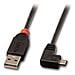 Cavo USB 2.0 Tipo A / Micro-B ad angolo 0,5m - Foto miniatura 1