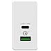 Caricabatterie da Rete Universale ProPower con 2 Porte USB 45 W Colore Bianco - Foto miniatura 2