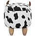 Pouf In Tessuto Bianco / nero Cow - Foto miniatura 23