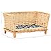 Cesta Per Cani Con Cuscino 50x33x35 Cm Salice Naturale - Foto miniatura 6