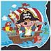 Amscan - 20 Tovaglioli Di Carta Tema Pirata - Foto miniatura 1