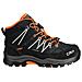Scarpe Kids Rigel Mid Trekking Waterproof - Antracite-flash Orange Eu 33.0 - Foto miniatura 1