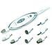 SMA 35 Set Manicure e Pedicure Colore Bianco / Argento - Foto miniatura 7
