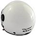 Moto Casco Jet Scooter Lunga Visiera Ece2205 Certificato Parasole Bianco L - Foto miniatura 9
