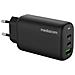Pd Fast Charger 65w 1 Usb + 2 Type-c Black - Foto miniatura 2
