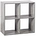 Mensola Decorativa Quadrata, Bianco, 4 Partizioni, 68 X 68 Cm - Foto miniatura 1