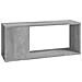 Mobile Tv Grigio Cemento 80x24x32 Cm In Truciolato - Foto miniatura 1