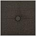 Cassapanca Pieghevole Marrone Scuro In Simil Lino - Foto miniatura 6