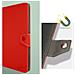 Custodia Universale Tablet 10 Pollici Similpelle Funzione Supporto Video Rossa - Foto miniatura 2