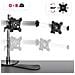 Dm753 Supporto Per 3 Monitor - Base In Acciaio Per Schermi Fino A 24"" - Altezza Regolabile - Guida In Alluminio Per Schermi Fino A 8 Kg - Inclinazione + / -15° - Rotazione Schermi 360° - Foto miniatura 3