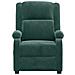 Poltrona Reclinabile Verde Scuro In Velluto - Foto miniatura 2