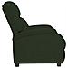 Poltrona Reclinabile Verde Scuro In Velluto - Foto miniatura 3