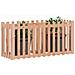 Fioriera Rialzata Giardino Recinzione 150x50x70cm Legno Douglas - Foto miniatura 3