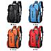 Red Zaino Da Escursionismo 40l Impermeabile Leggero Escursionismo Trekking Daypack Zaino Da Viaggio Per Uomo Donna - Foto miniatura 6