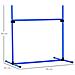 Set di 4 Ostacoli Agility Dog per Addestramento Cani ad Altezza Regolabile con Borsa da Trasporto Inclusa, 99x65x94cm, Blu - Foto miniatura 3