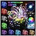 Luci Di Natale 100 Led 10mt Decorazioni Natalizie Telecomando App Bluetooth - Foto miniatura 2