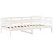 Set Dormeuse e Panca con Tetto Bianco 80x200cm Massello Pino - Foto miniatura 8