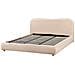 Letto Contenitore Bouclé Blagnac 180 X 200 Cm Beige - Foto miniatura 4