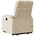 Poltrona Alzapersona Reclinante Massaggiante Crema Microfibra - Foto miniatura 5