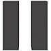 Supporti per Piante da Esterno Pillar 2 pz Nero 24x24x75 cm Acciaio - Foto miniatura 6