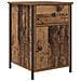 Comodini 2 pz Legno Vecchio 40x42x60 cm Legno ingegnerizzato - Foto miniatura 5