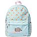 Zaino Scolastico 42cm Collezione Foodie Con Tasche Multiple E Uscita Casco, Blu Chiaro - Foto miniatura 1