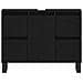 Cabinet del Lavabo per Bagno  Nero Rovere 80x33x60 cm Legno Ingegnerizzato - Foto miniatura 6