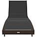 Lettino 1-persona 70 x 197 x 82 cm Rattan sintetico, Metallo - Foto miniatura 5