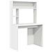 Scrivania Bianco 91 x 50 x 149 cm Legno multistrato - Foto miniatura 1