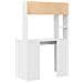 Scrivania Bianco 91 x 50 x 149 cm Legno multistrato - Foto miniatura 6