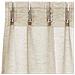 Tende con tende 2 pcs Sabbia 140x175cm Poliestere - Foto miniatura 5