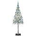 Albero di Natale con 300 LED Bianco 210 cm PE e Acciaio - Foto miniatura 3