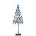 Albero di Natale con 300 LED Bianco 210 cm PE e Acciaio - Foto miniatura 4