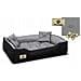 145x115 cm PRESTIGE Letto per cani impermeabile grigio - Foto miniatura 4