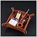 Vassoio Porta Tabacco In Pelle Pu - Multifunzionale E Portatile Brown - Foto miniatura 2