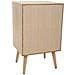 Comodino In Mdf E Griglia, Marrone, 42x36,5x71 Cm - Foto miniatura 5