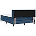 Letto a molle con materasso Blu 190 x 140 cm Poliestere - Foto miniatura 9